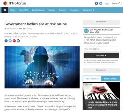 ITProPortal - Government Bodies are at Risk Online