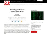 SC Magazine Protecting your business during a cyber attack