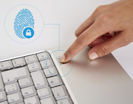 Laptop Security Fingerprint Scanner