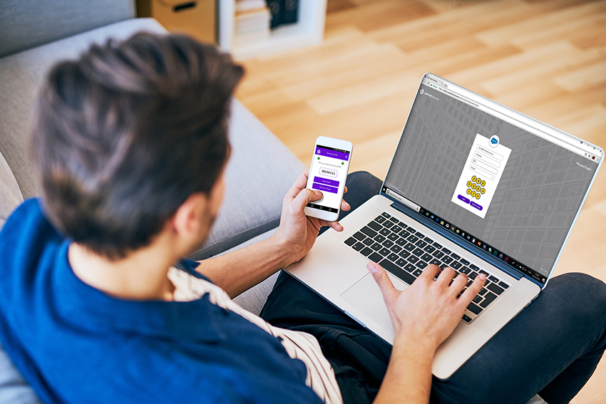 Laptop and smartphone mockup
